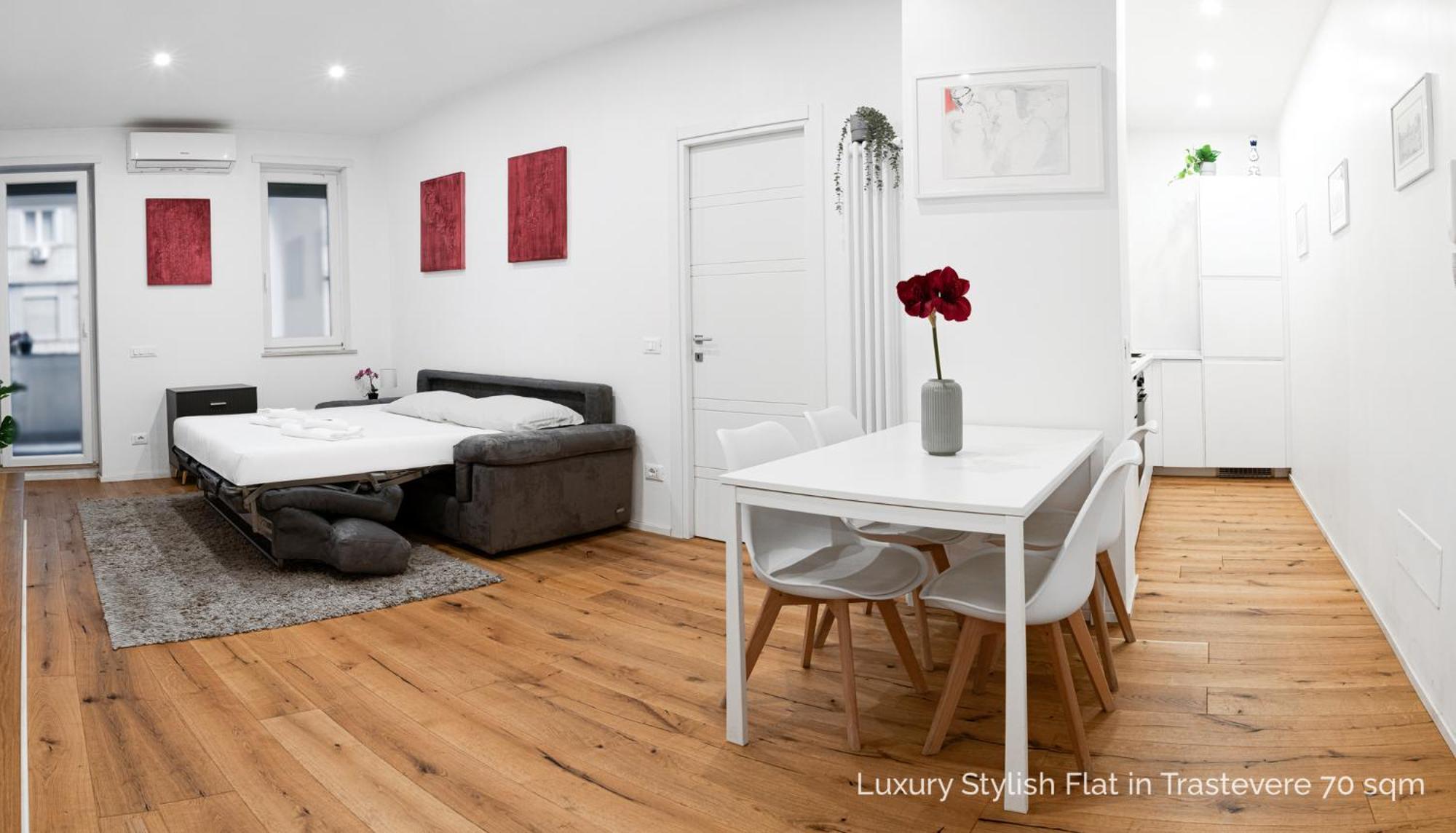 La Dolce Vita - Luxury Stylish Flats In Trastevere 70-90Sqm Roma Eksteriør bilde
