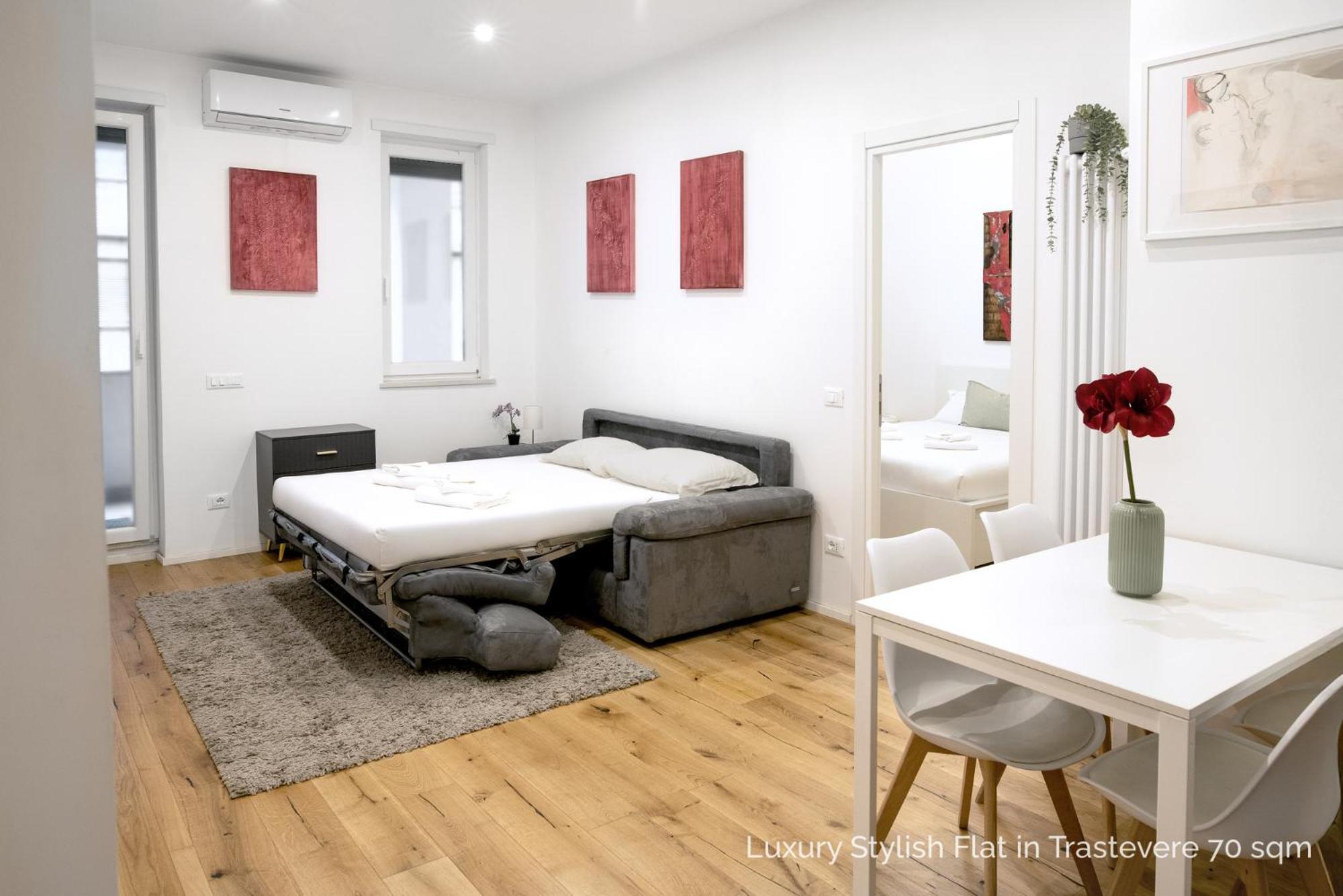 La Dolce Vita - Luxury Stylish Flats In Trastevere 70-90Sqm Roma Eksteriør bilde