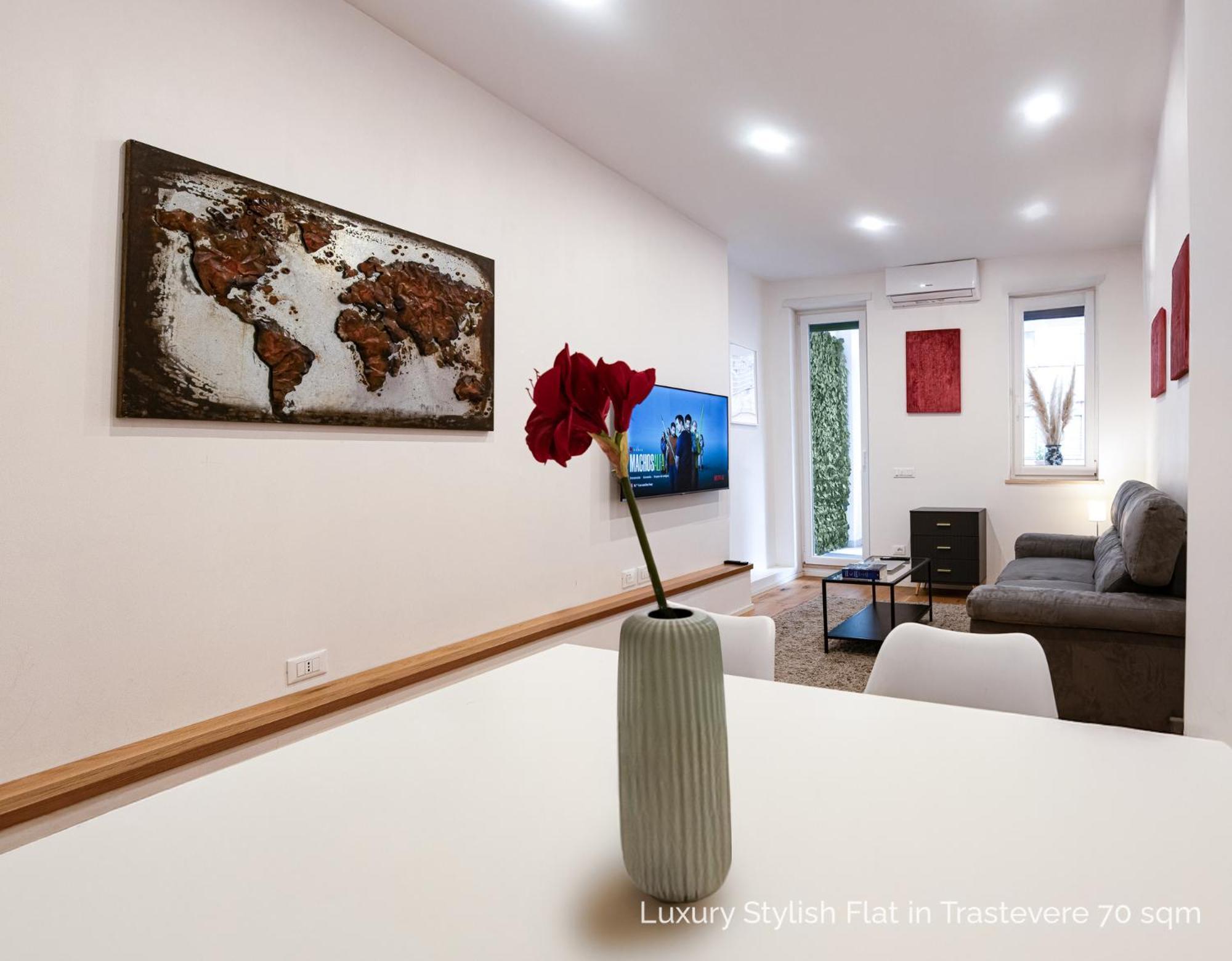 La Dolce Vita - Luxury Stylish Flats In Trastevere 70-90Sqm Roma Eksteriør bilde