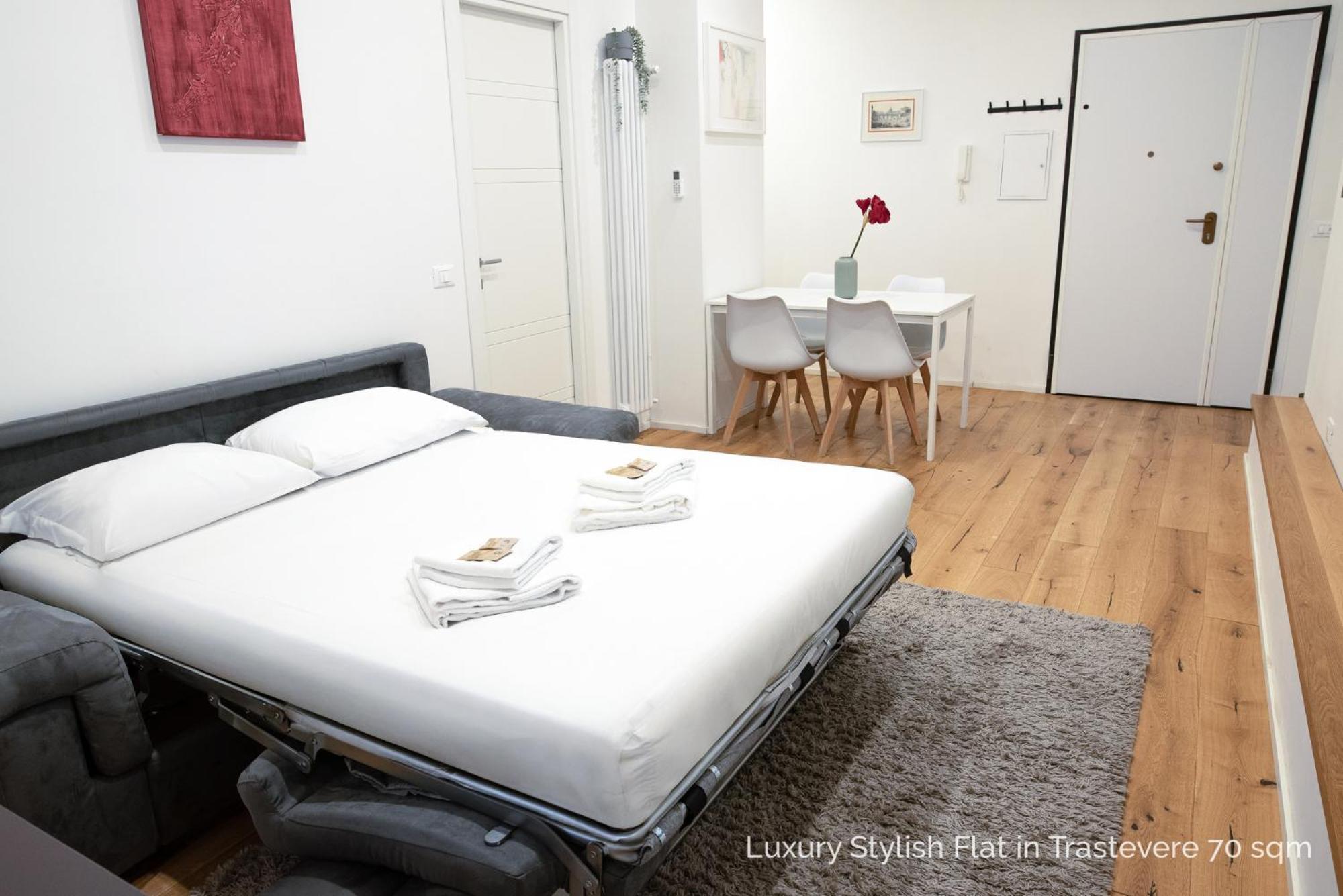 La Dolce Vita - Luxury Stylish Flats In Trastevere 70-90Sqm Roma Eksteriør bilde