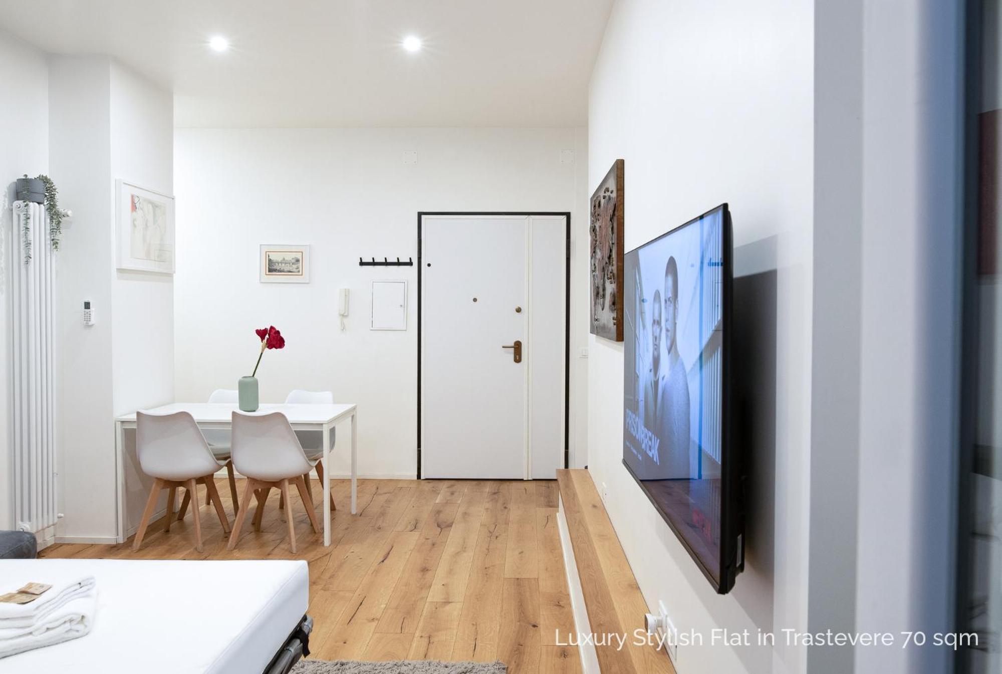 La Dolce Vita - Luxury Stylish Flats In Trastevere 70-90Sqm Roma Eksteriør bilde