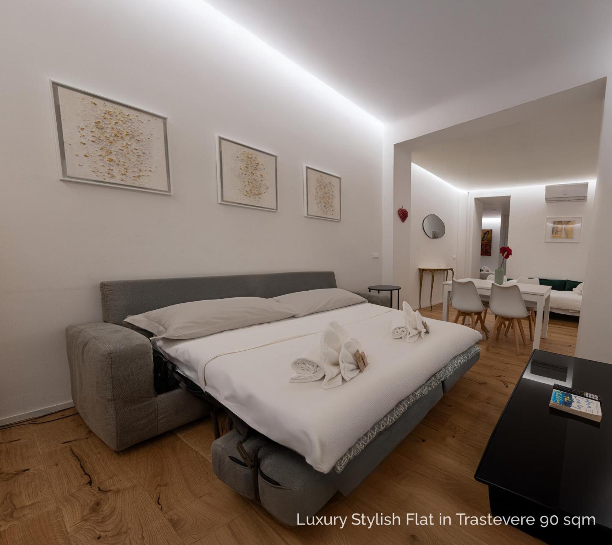 La Dolce Vita - Luxury Stylish Flats In Trastevere 70-90Sqm Roma Eksteriør bilde