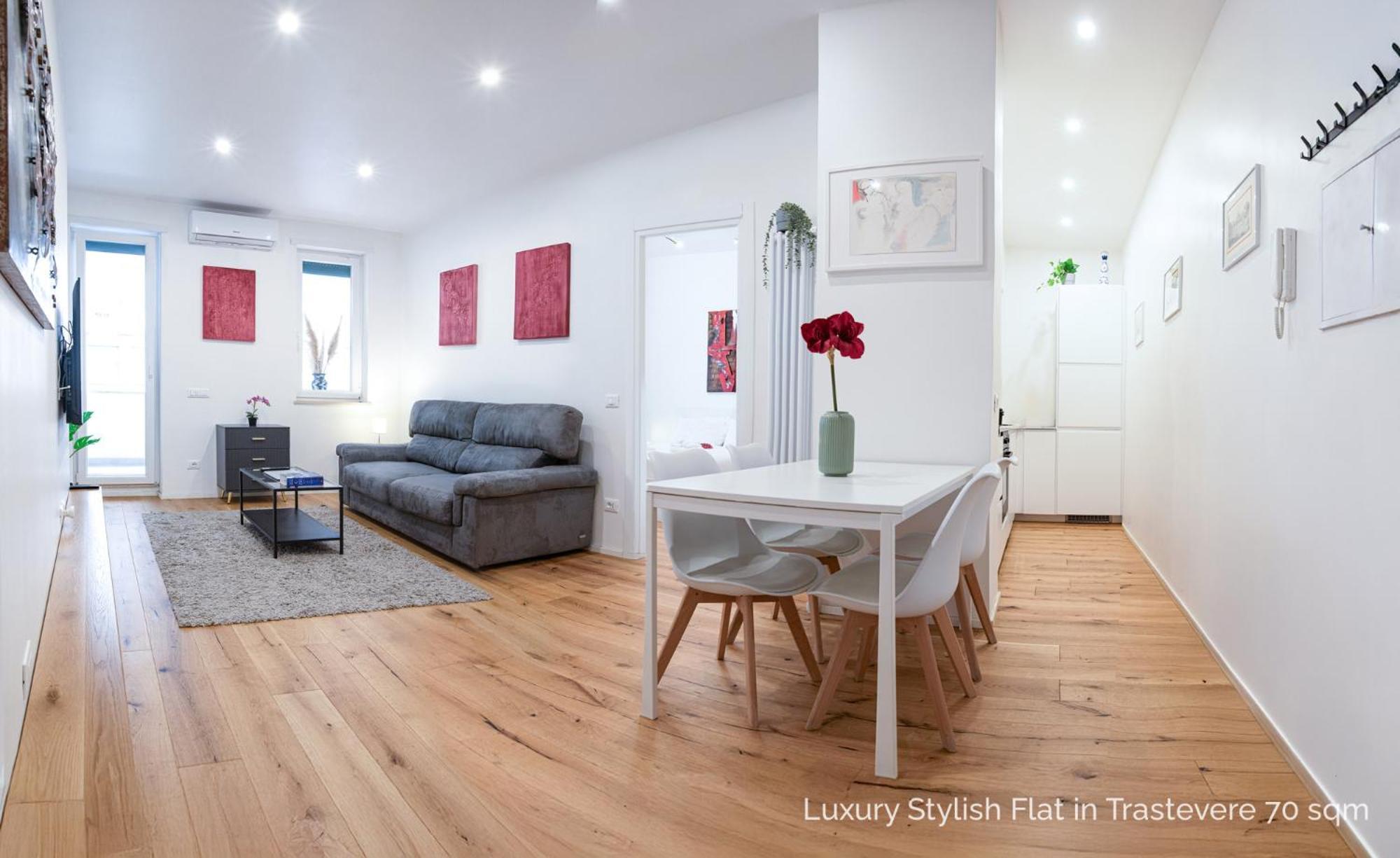 La Dolce Vita - Luxury Stylish Flats In Trastevere 70-90Sqm Roma Eksteriør bilde